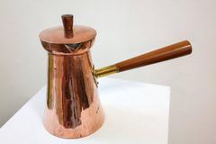 1940s Bauhaus Copper Coffee Pot by Karl Raichle