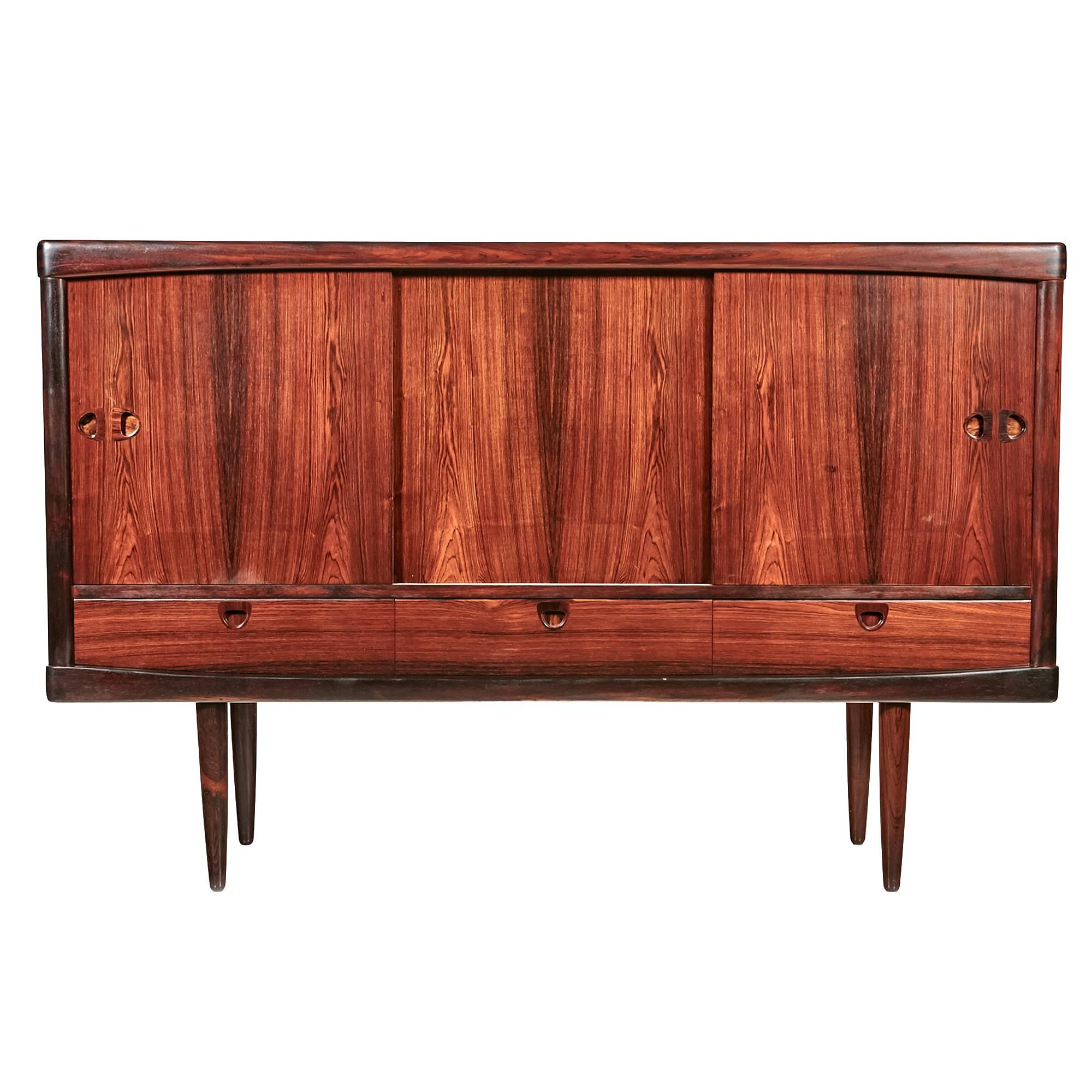 Rosewood Sideboard by H. W. Klein for Bramin of Denmark For Sale