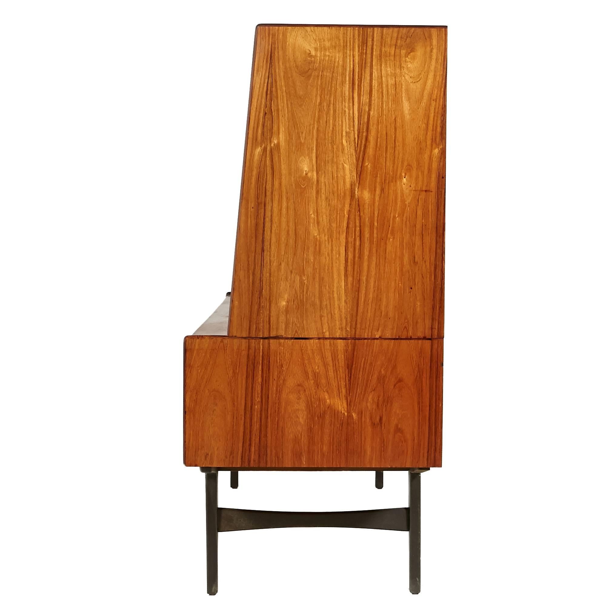 Mid-Century Modern 1960s Danish Rosewood Tall Credenza by Westergaard Mobelfabrik For Sale
