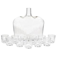 Kaj Franck for Nuutajarvi Nottsjo Finland Liquor Set, 1962