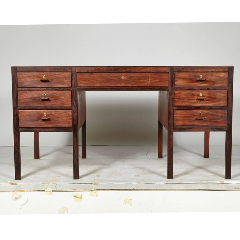 1960s Brazilian Rosewood Executive Desk Denmark For At 1stdibs Vintage Danish 1960s Brazilian Rosewood Double Sided Executive Desk The Box
