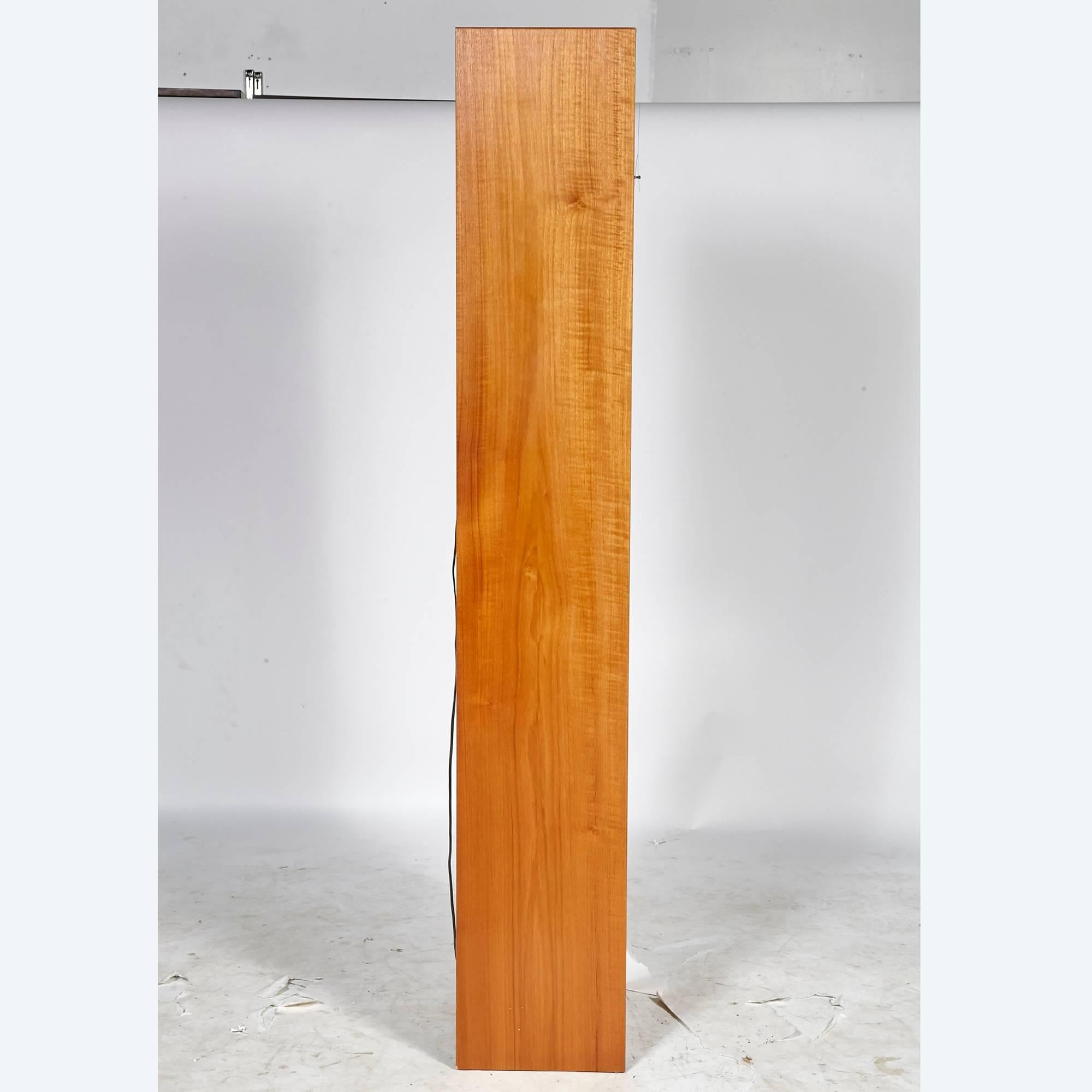 Scandinavian Modern Teak Grandfather Clock In Excellent Condition For Sale In Amherst, NH