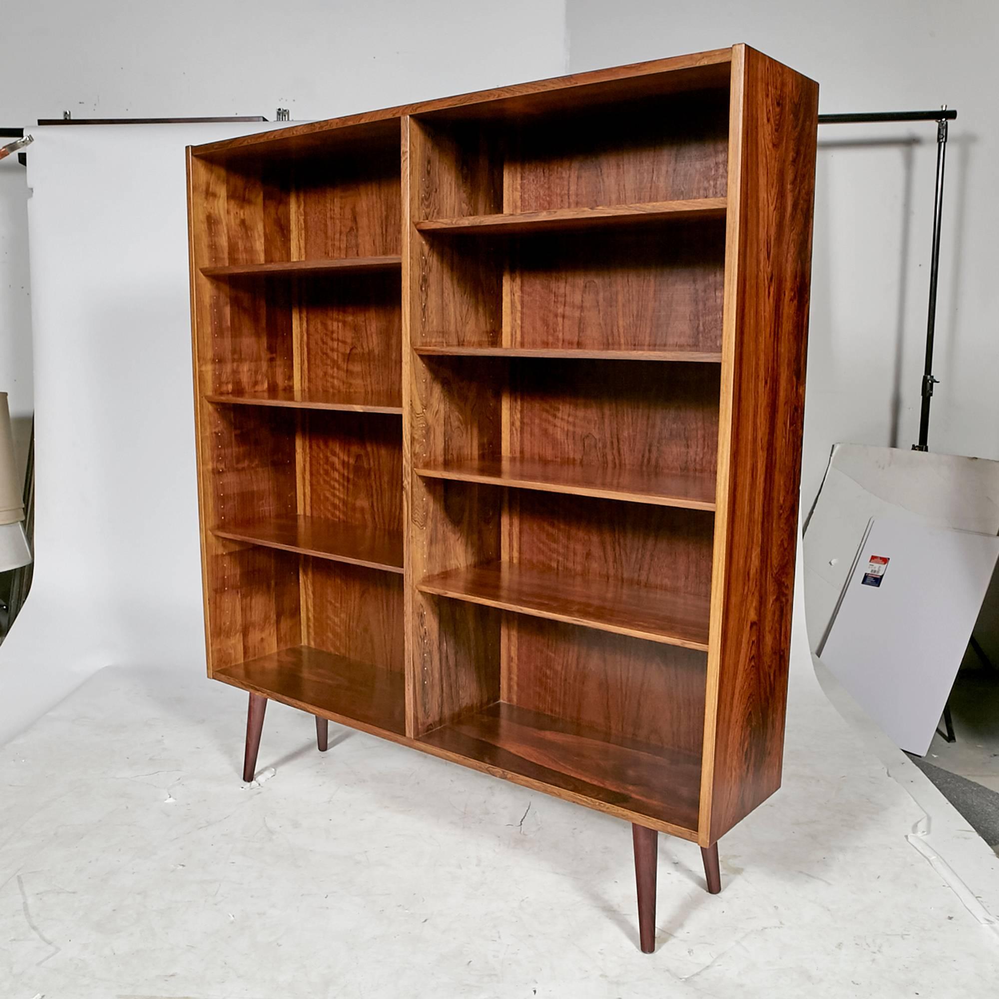 Scandinavian Modern Edmund Jørgensen Danish Rosewood Bookcase, 1960s For Sale