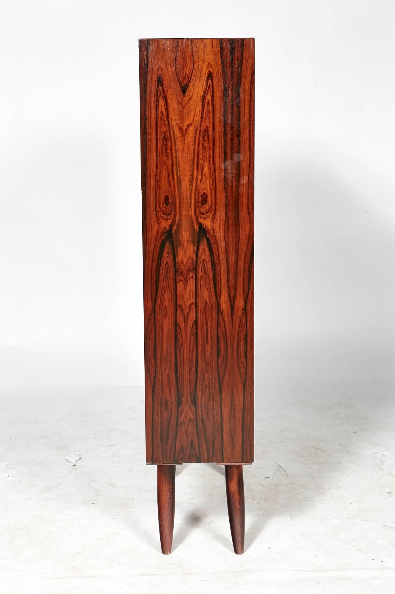 20th Century Danish Rosewood Small Bookcase, 1960s For Sale