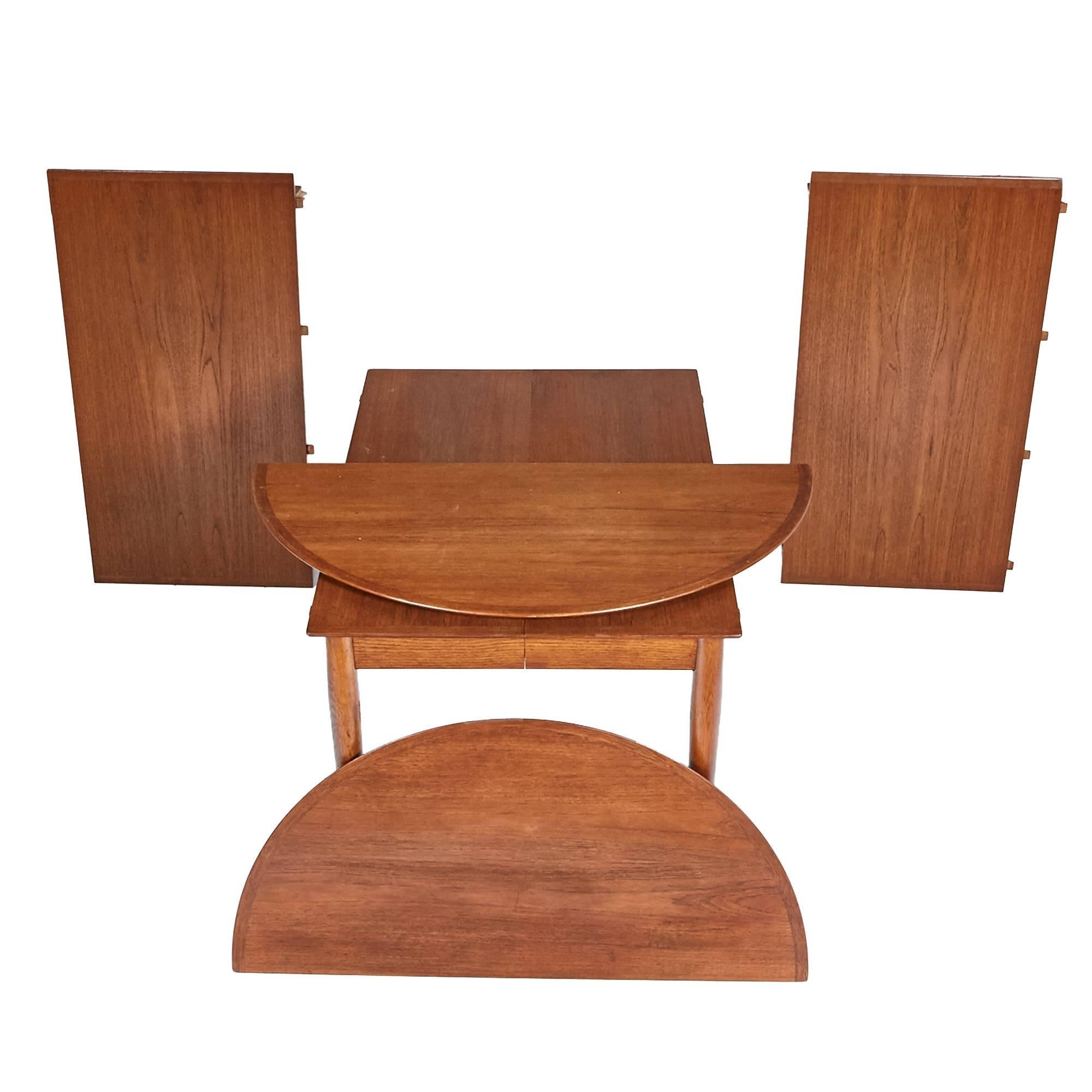 20th Century Arne Vodder for George Tanier by Sibast Mobler Extension Dining Table