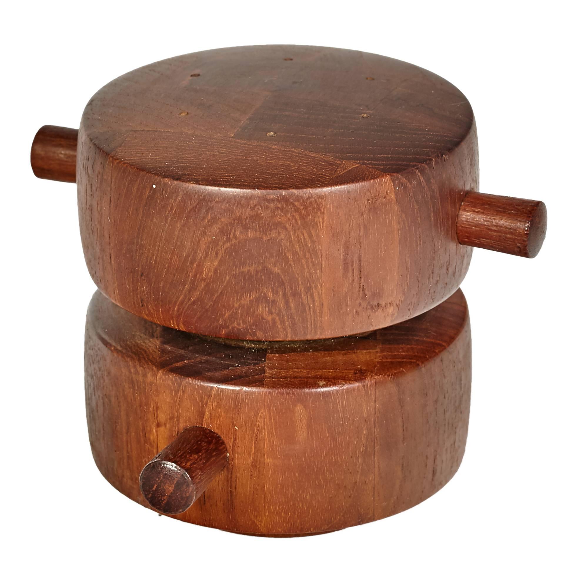 Mid-Century Modern Dansk Denmark Teak Salt and Pepper Mill by Jens Quistgaard