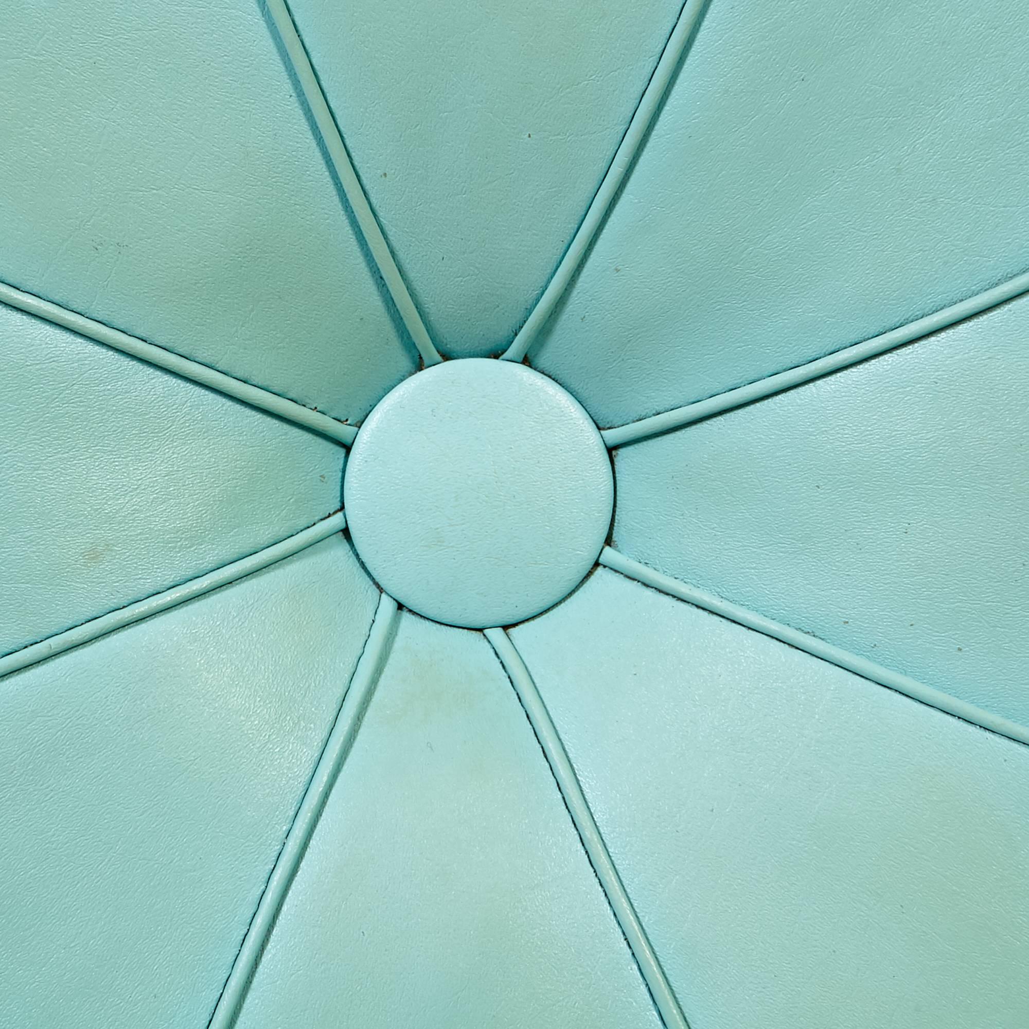 turquoise pouf ottoman