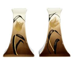 Pair of Heljä Liukko-Sundström Arabia Candleholders, Finland, 1960s