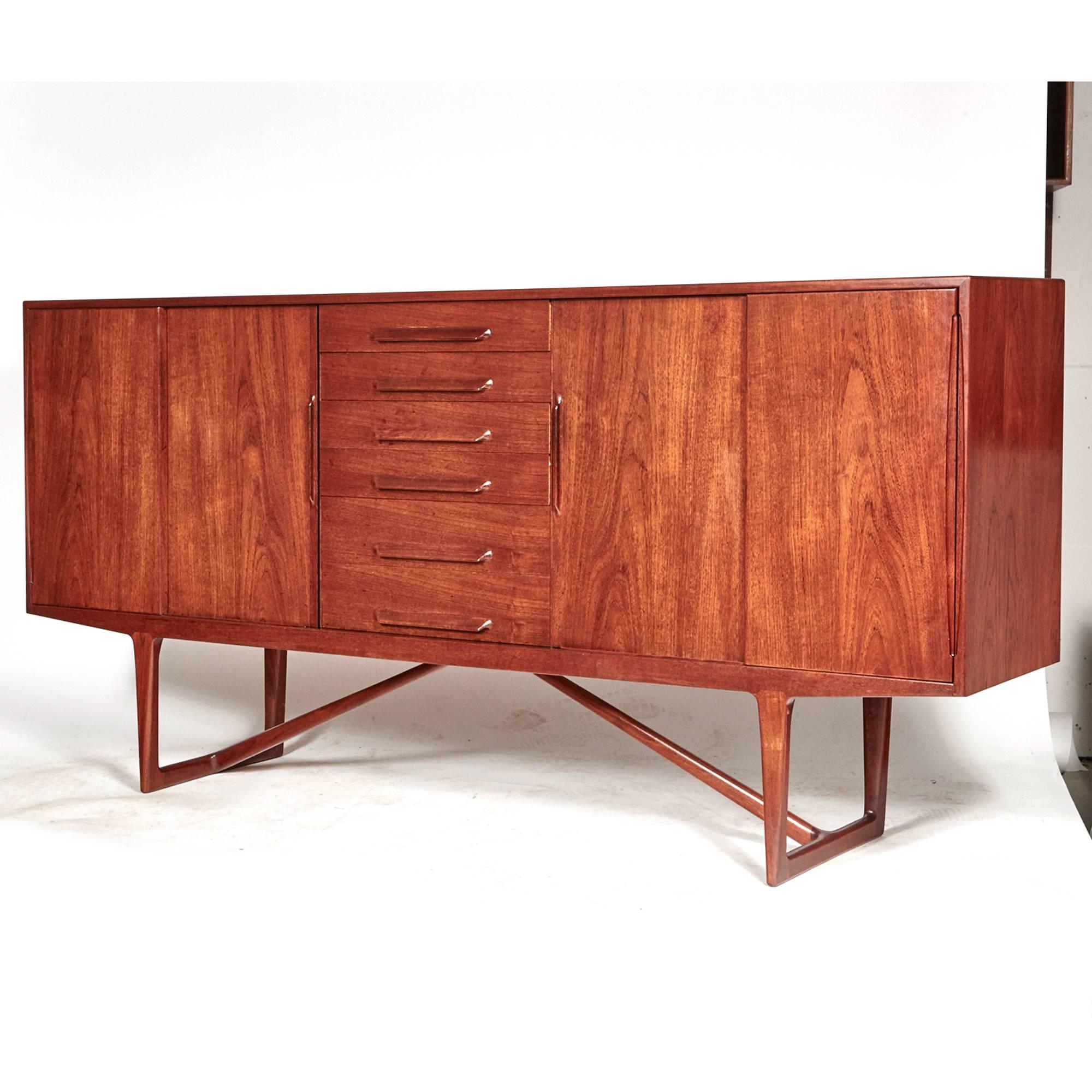 20th Century Kurt Østervig for Brande Mobelindustri Teak Sideboard, 1950s