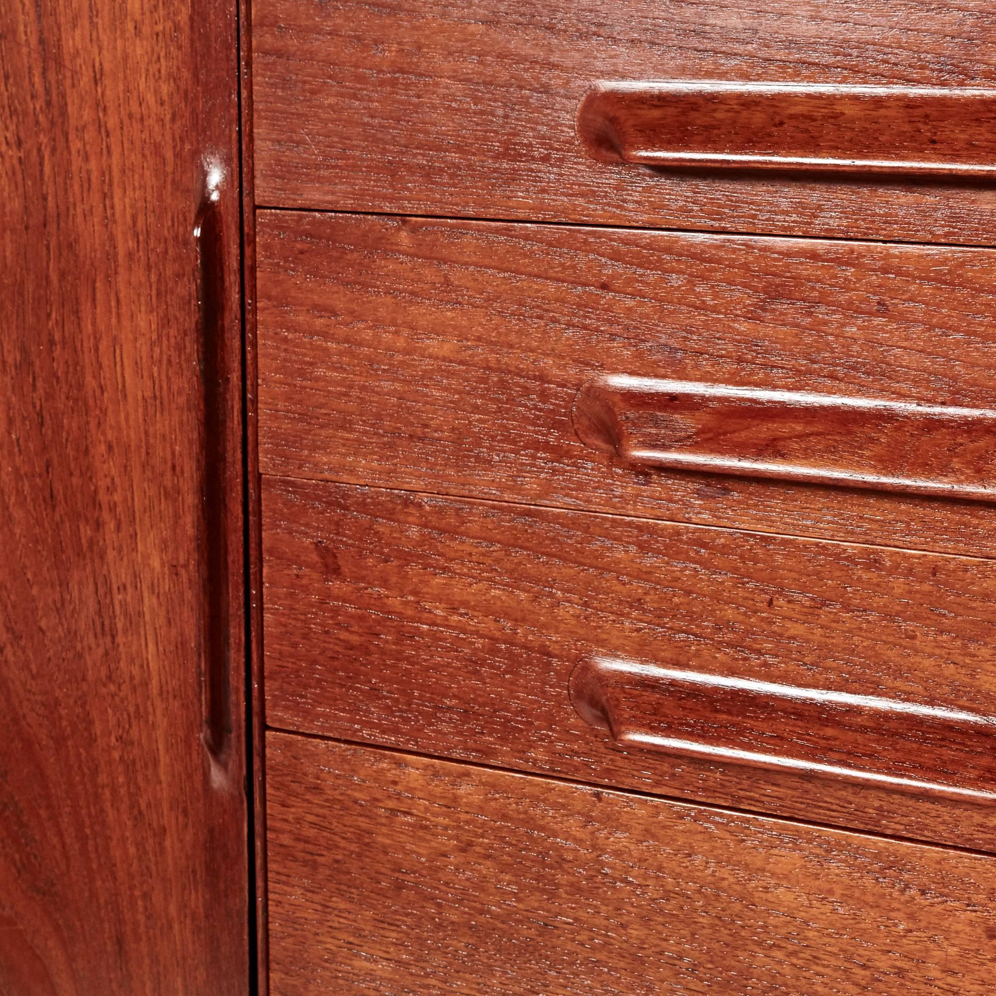 Kurt Østervig for Brande Mobelindustri Teak Sideboard, 1950s 2