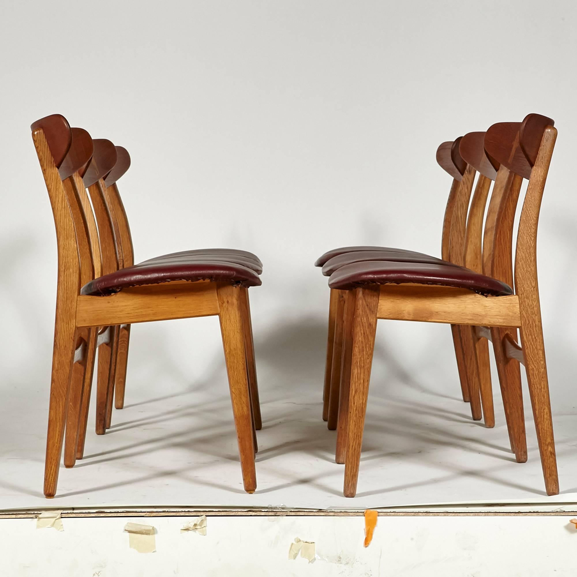 teak wishbone chair