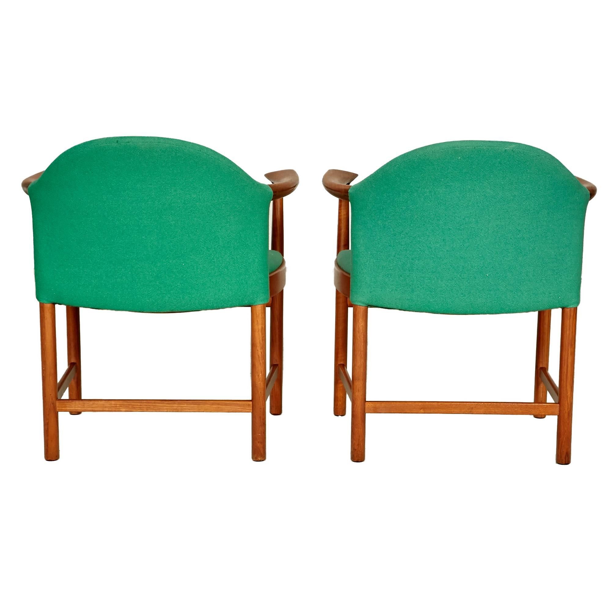 Danish Teak Conference Chairs by Peter Hvidt, Set of 10 3