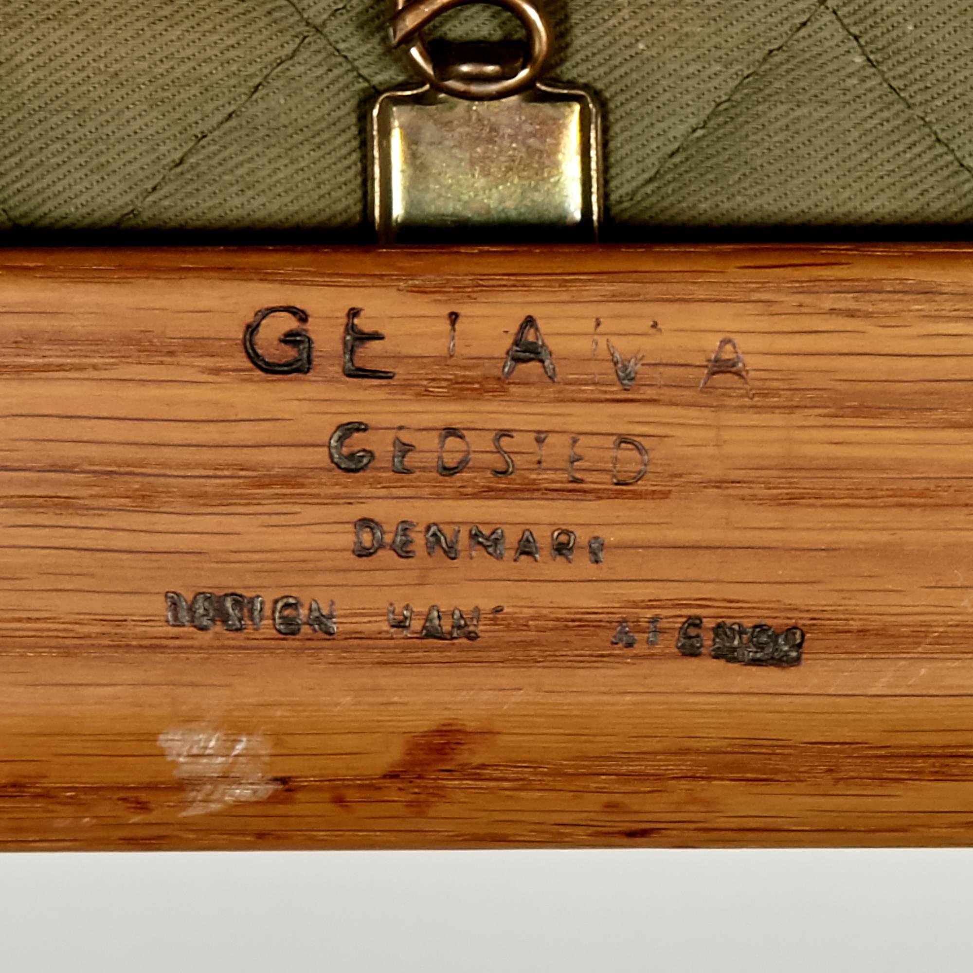Hans J. Wegner Three-Seat Sofa in Oak for Getama GETAMA, GE-290 3