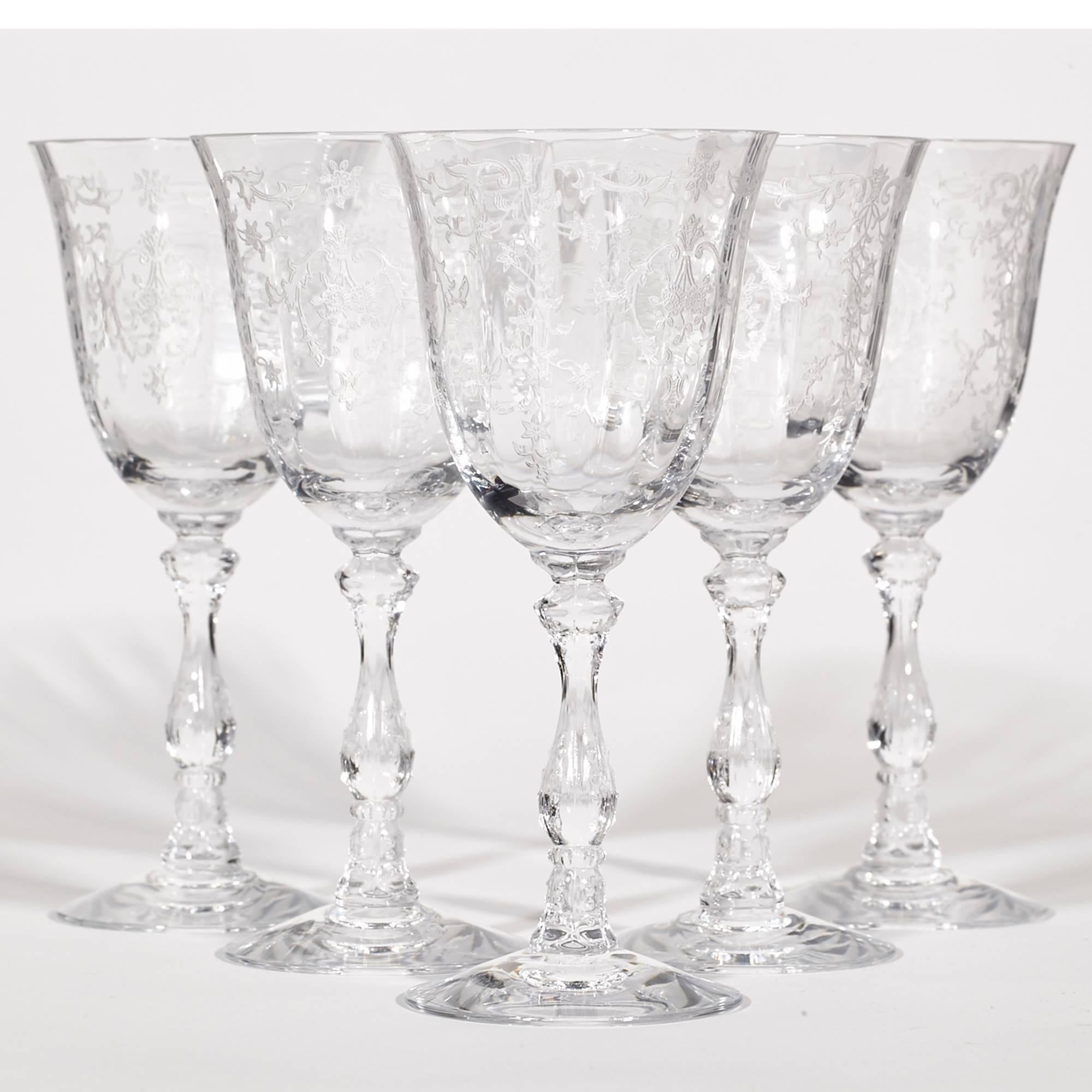 1950s glassware patterns