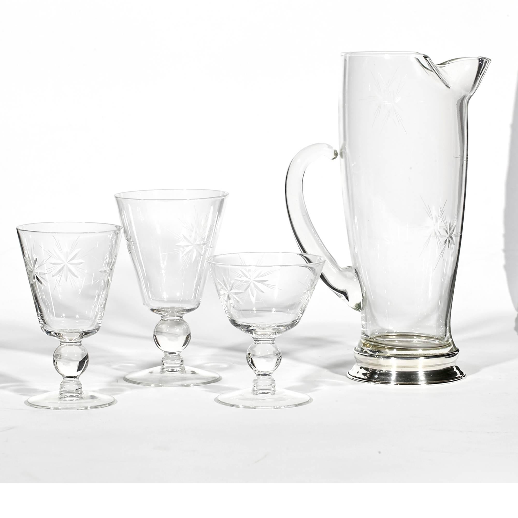 Mid-Century Modern 1950s Cambridge Glass Co 