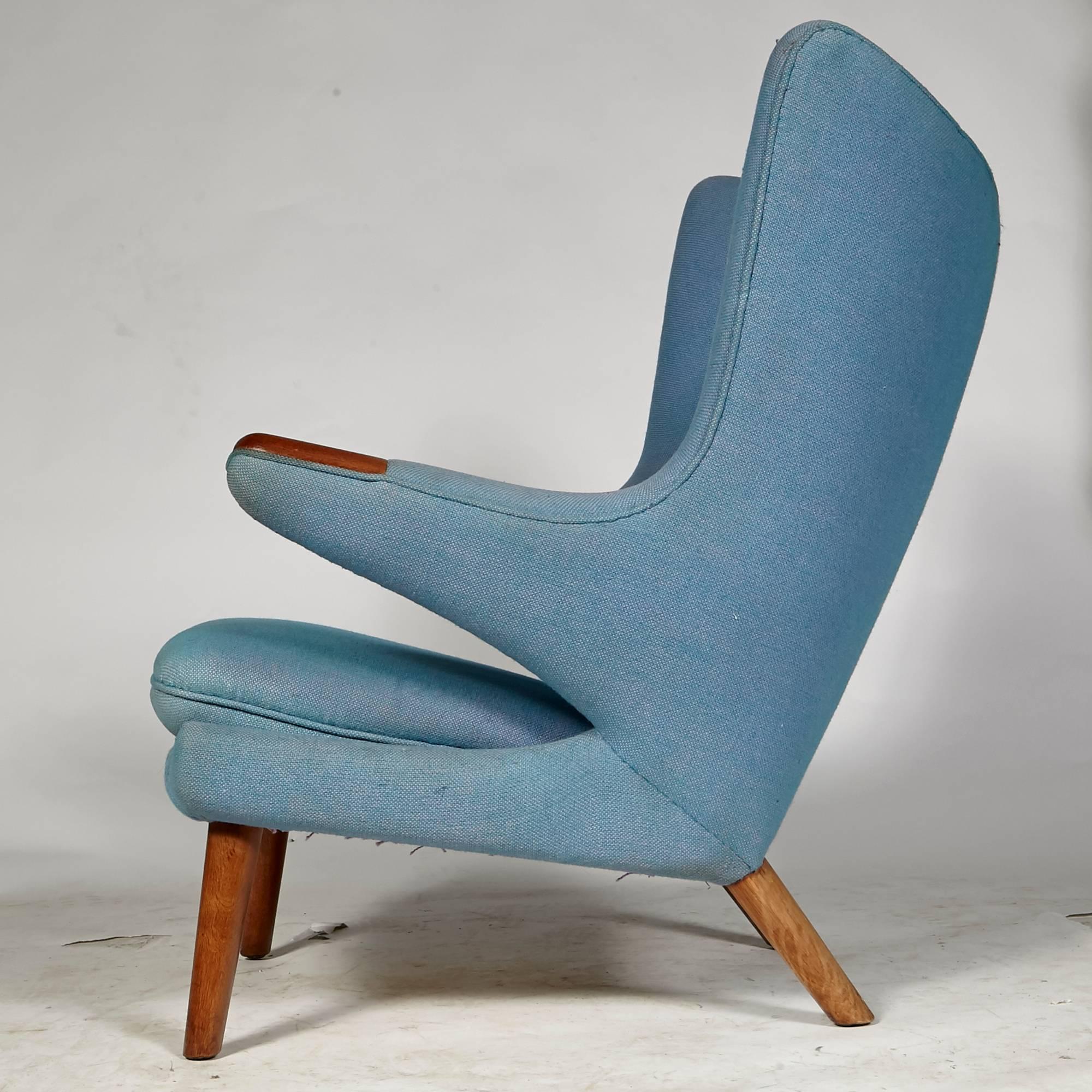 Papa Bear Chair by Hans J. Wegner for AP Stolen Model AP-19, 1956 In Excellent Condition For Sale In Amherst, NH