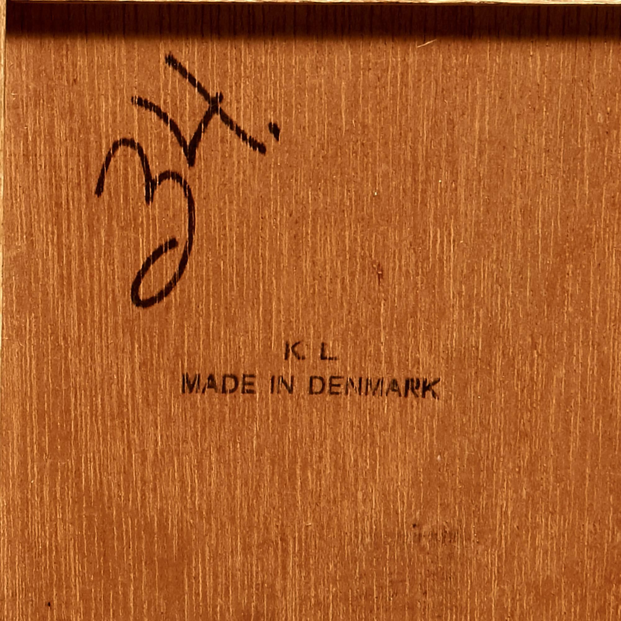 Danish Ib Kofod-Larsen Rosewood and Steel Low Sideboard, 1960s For Sale 5