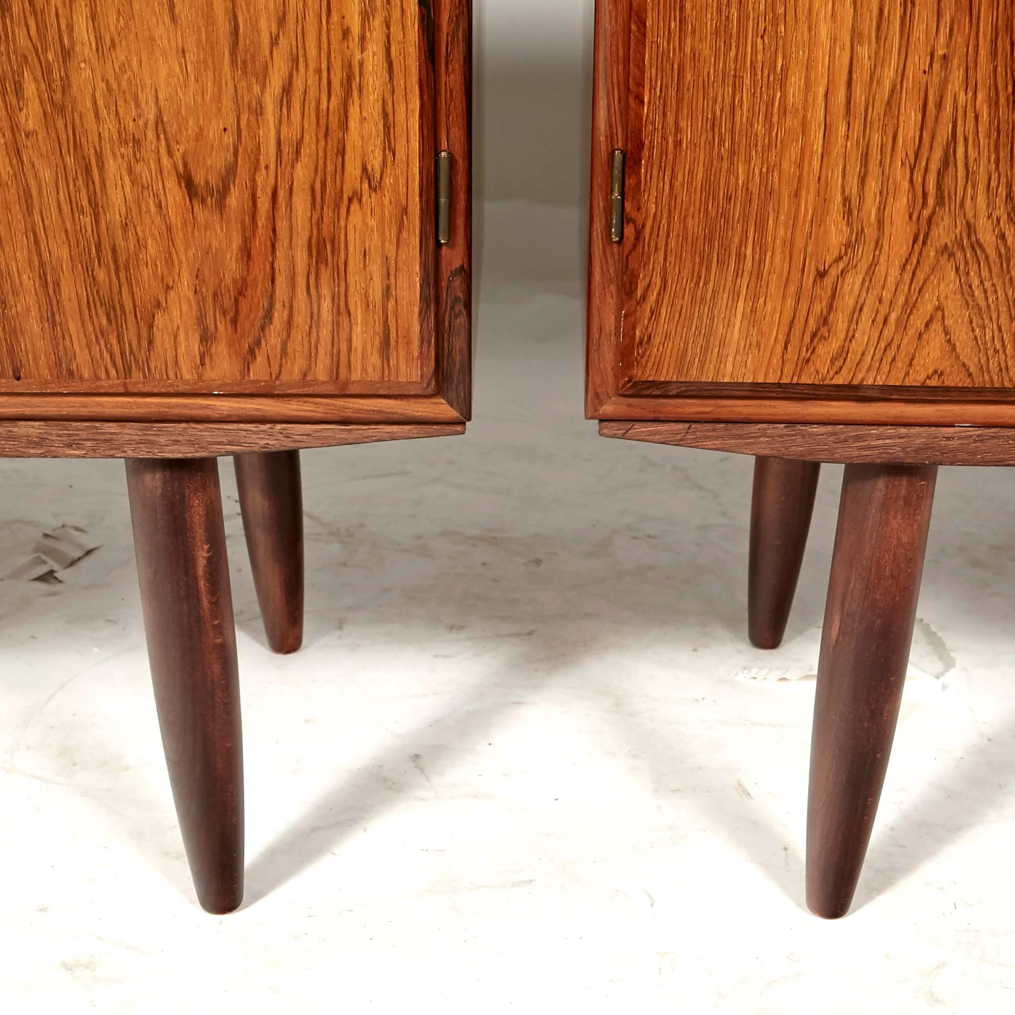 Danish Borge Mogensen Rosewood Pair of Cabinets, 1960s For Sale 2