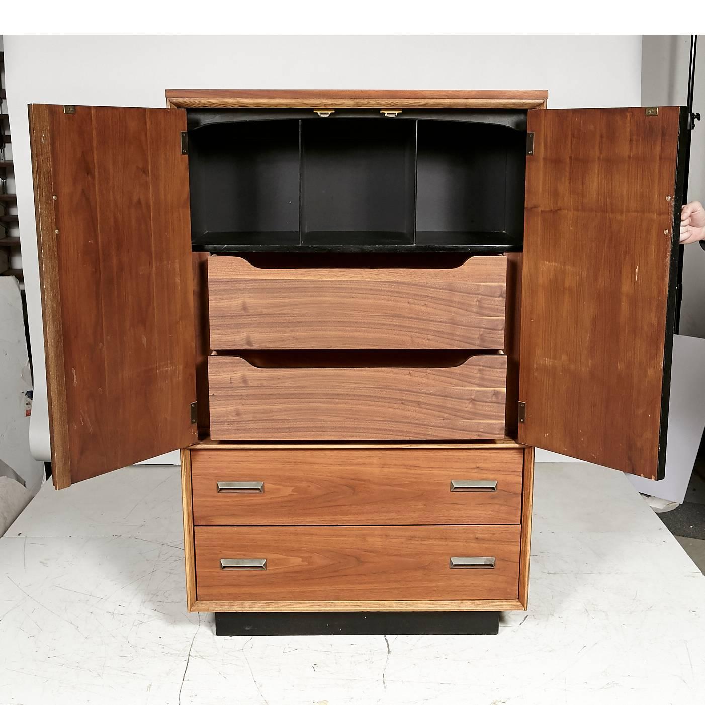vintage bassett armoire