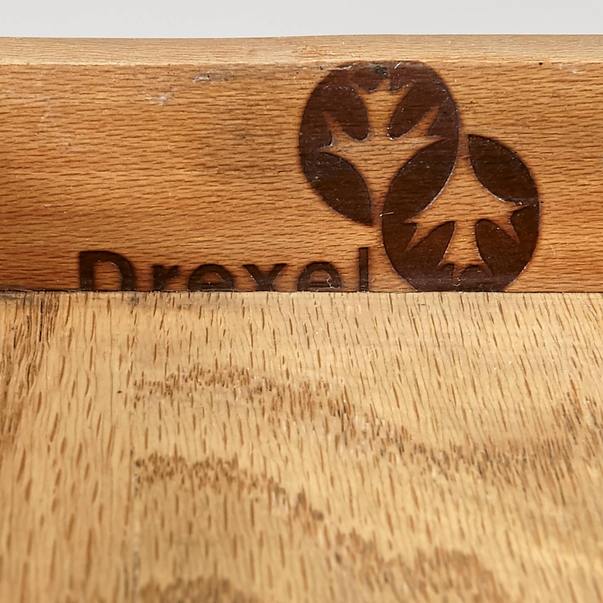 Wood Ebonized Drexel Passage Console Table For Sale