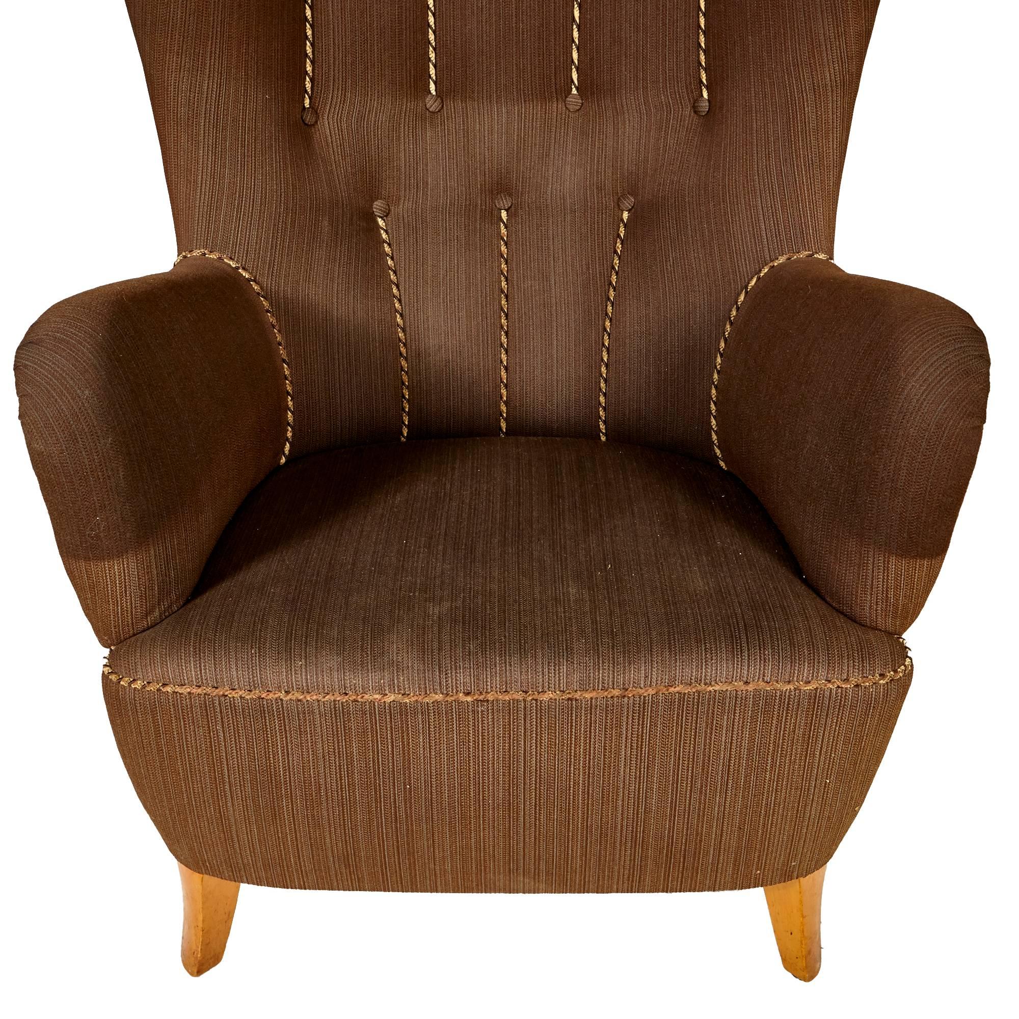 Scandinavian Modern Danish Modern Lounge Chair, 1950s For Sale