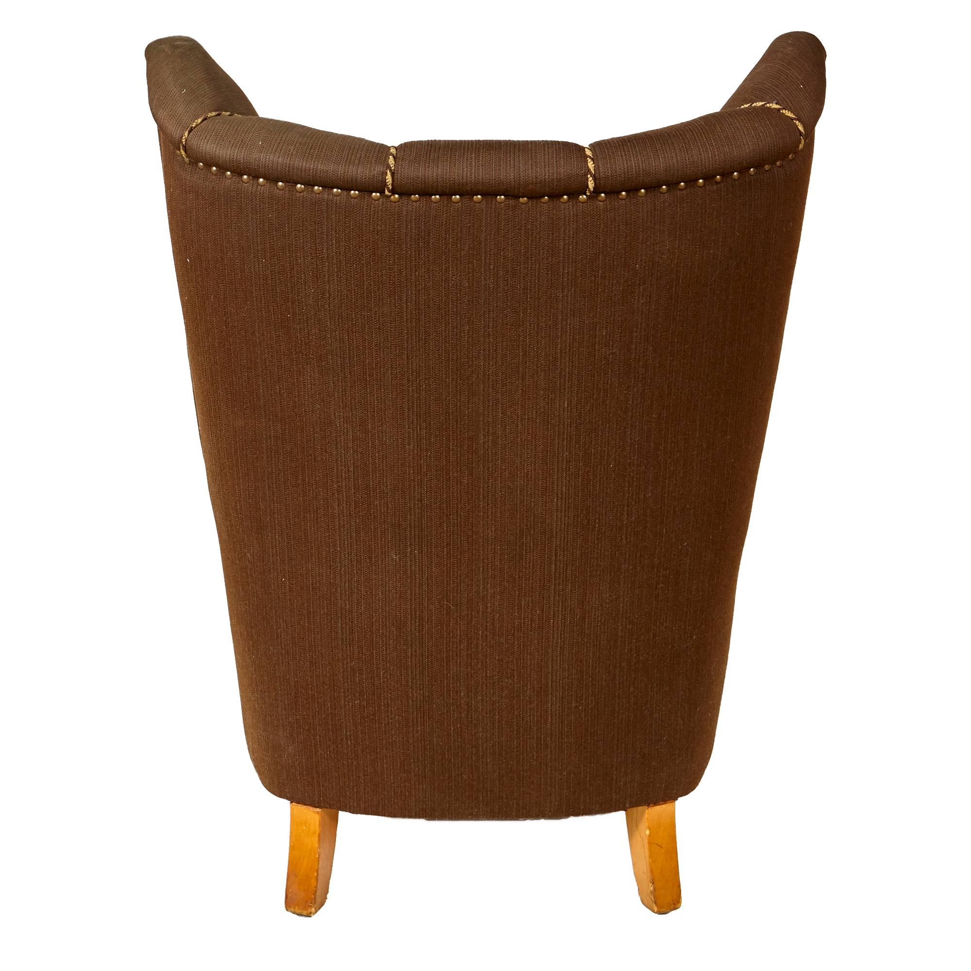 Danish Modern Lounge Chair, 1950s For Sale 1