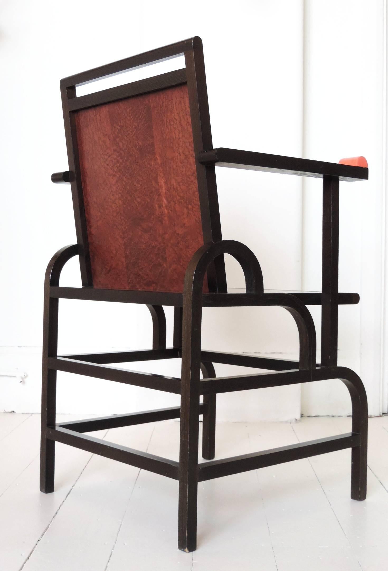 Post-Modern George Sowden for Memphis Milano Gloucester Chair Postmodern, Museum Provenance For Sale