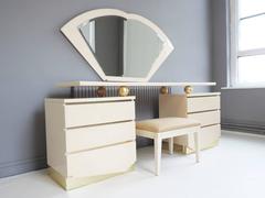 Eric Maville Jean-Claude Mahey Dressing Table Drawers French Hollywood Regency
