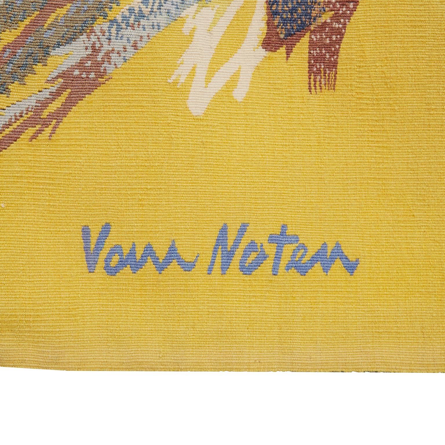 Belgian Mid-Century Tapestry From the House of Chaudoir by Van Noten For Sale
