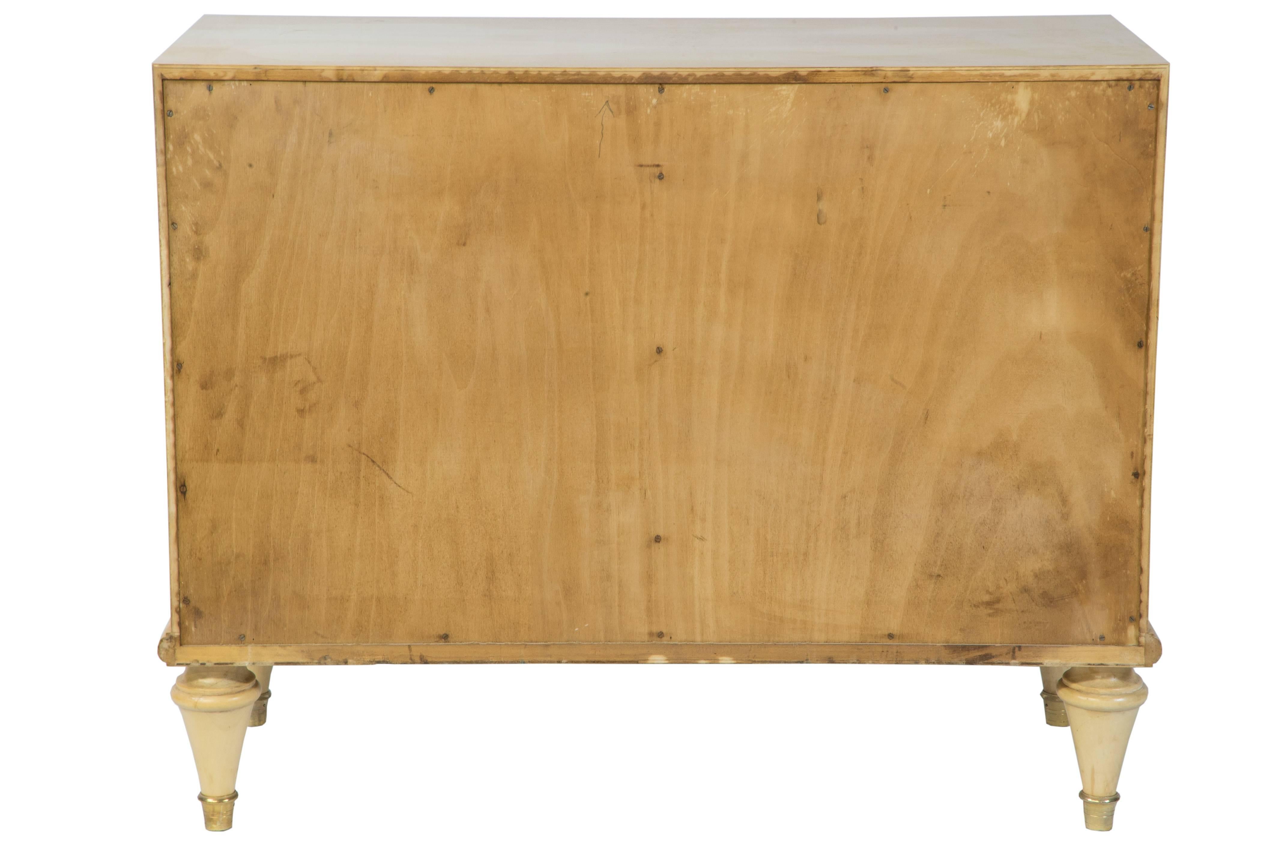 1950 Mid-Century Three-Drawer Commode In Good Condition For Sale In High Point, NC