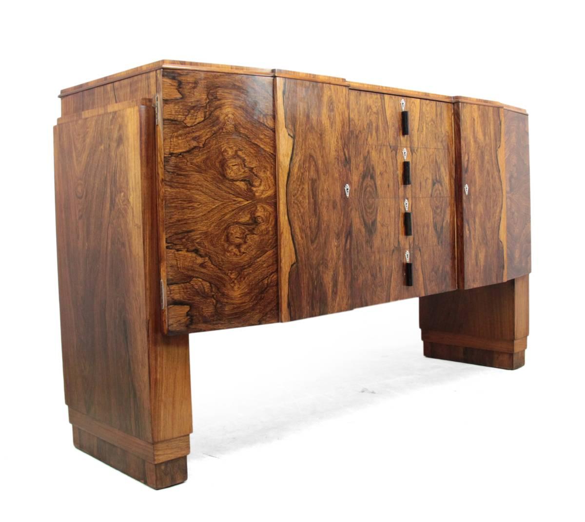 Art Deco Sideboard in Rosewood, circa 1920 1