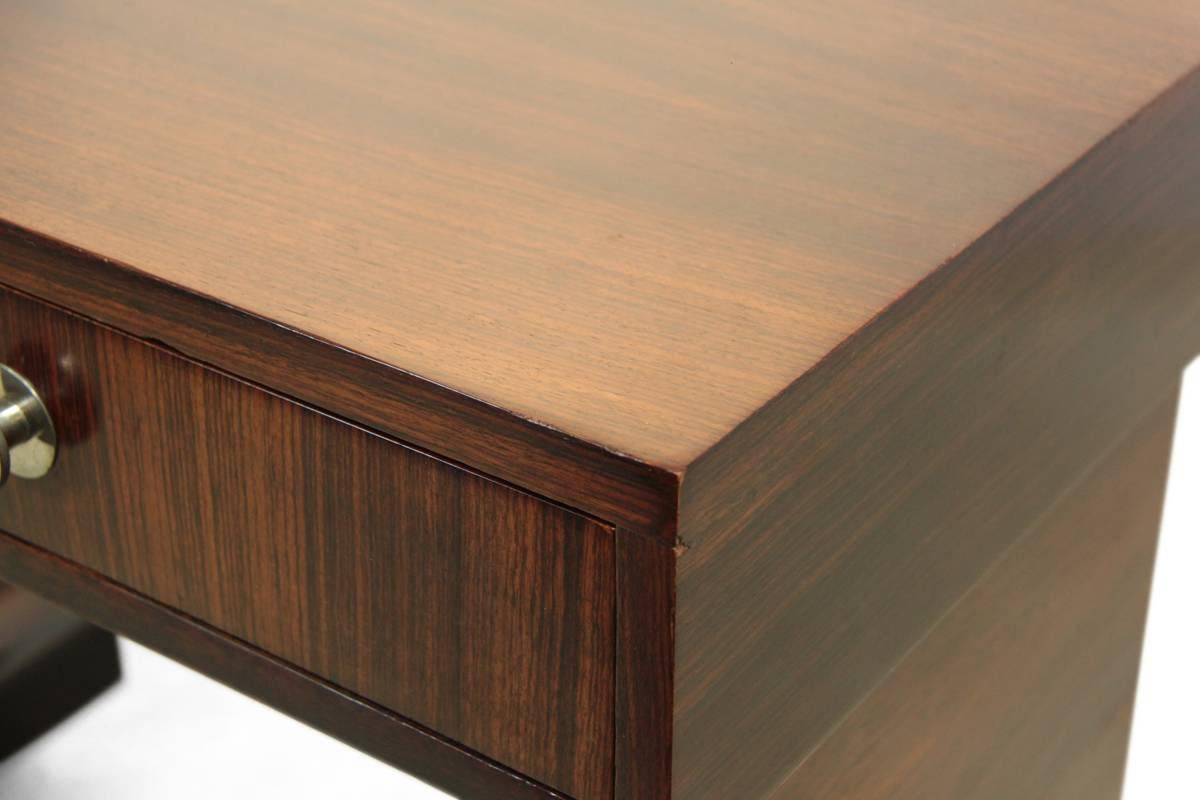 French Art Deco Console Table in Rosewood, circa 1920 6