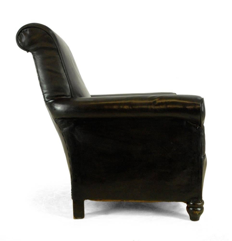 Victorian Style Leather Armchair 1