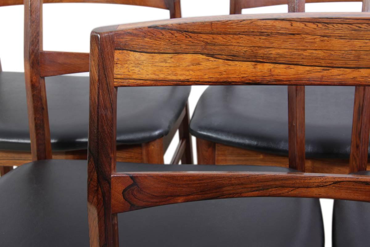 Mid-Century Dining Chairs by Rosengren Hansen 4