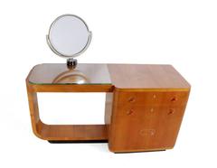 Art Deco Dressing Table in Walnut, circa 1930