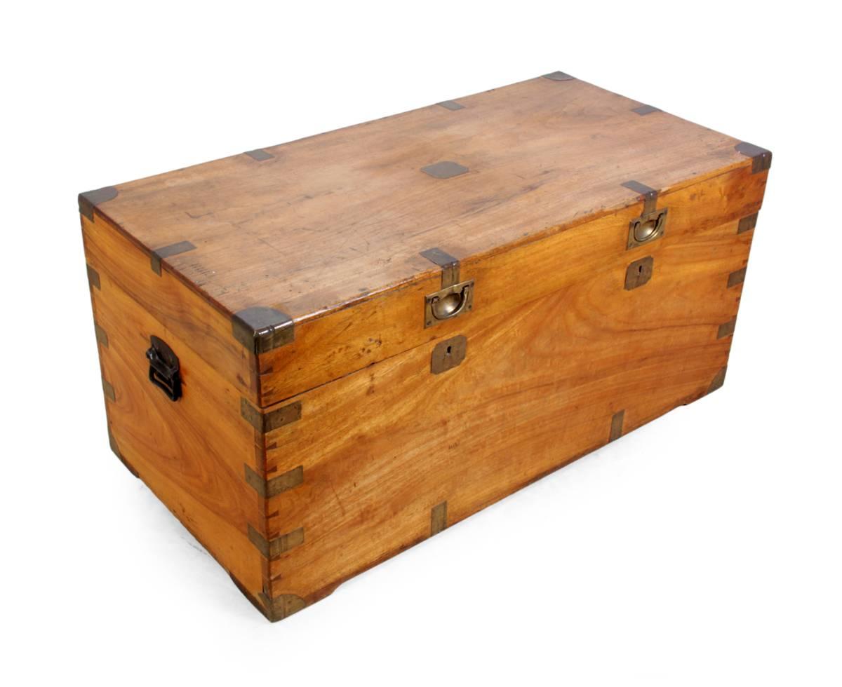 Victorian Camphor Wood Trunk, circa 1870