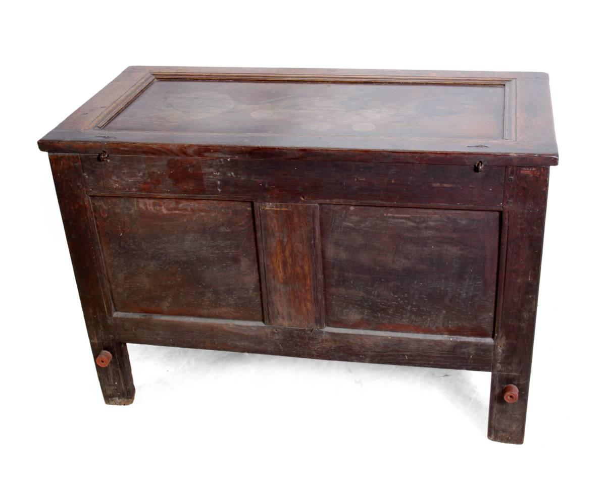Other Antique Oak Coffer or Blanket Box, circa 1680