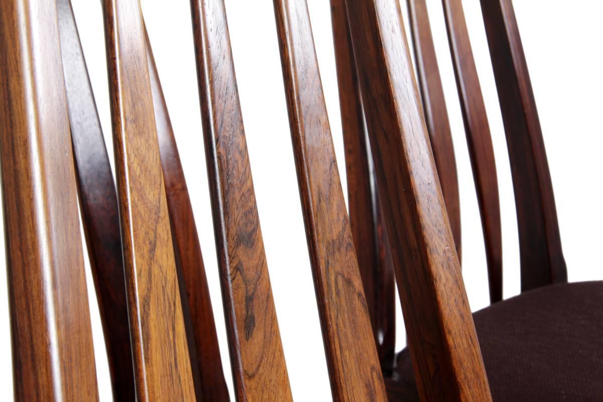 Rosewood EVA Dining Chairs by Koefods Hornslet 3