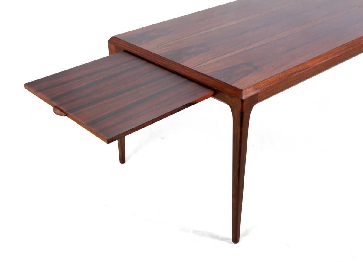 Danish Rosewood Coffee Table by Johannes Anderson, Denmark, circa 1960