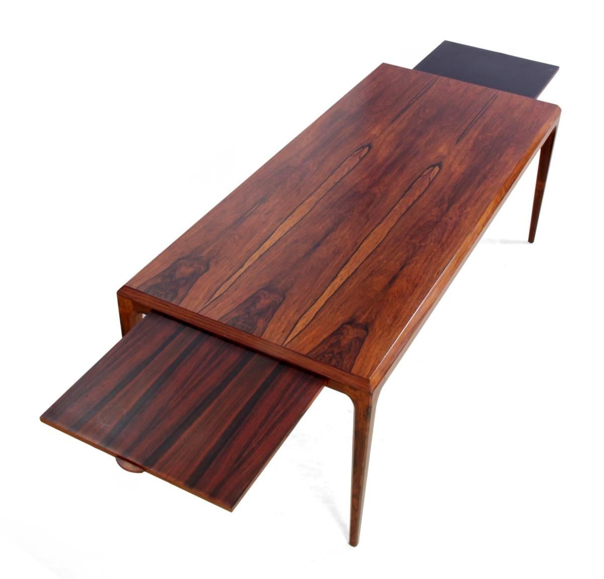 Rosewood Coffee Table by Johannes Anderson, Denmark, circa 1960 1