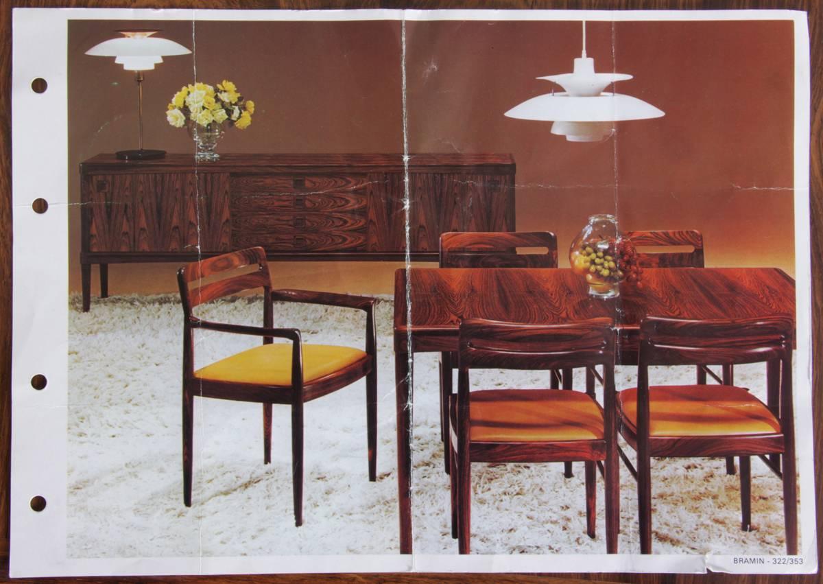 Mid-Century Dining Table by H W Klien for Bramin 4