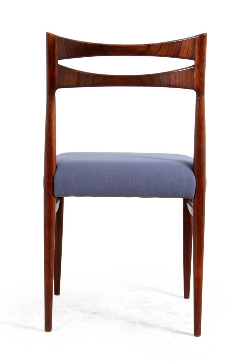 Set of Four Rosewood Dining Chairs Danish, circa 1950 2