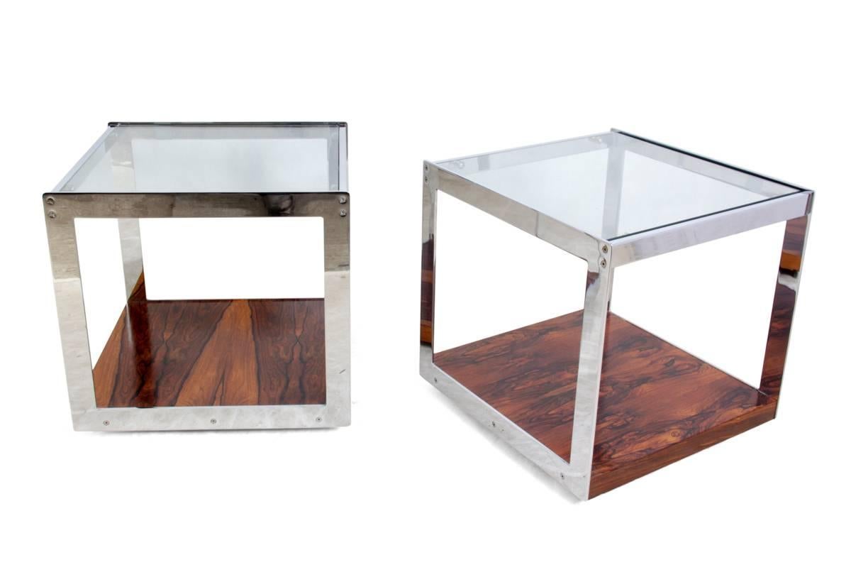 Mid-20th Century Pair of Side Tables by Merrow Associates, circa 1960s