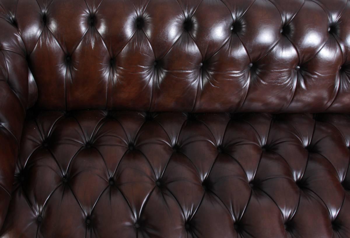 Vintage Leather Chesterfield 5