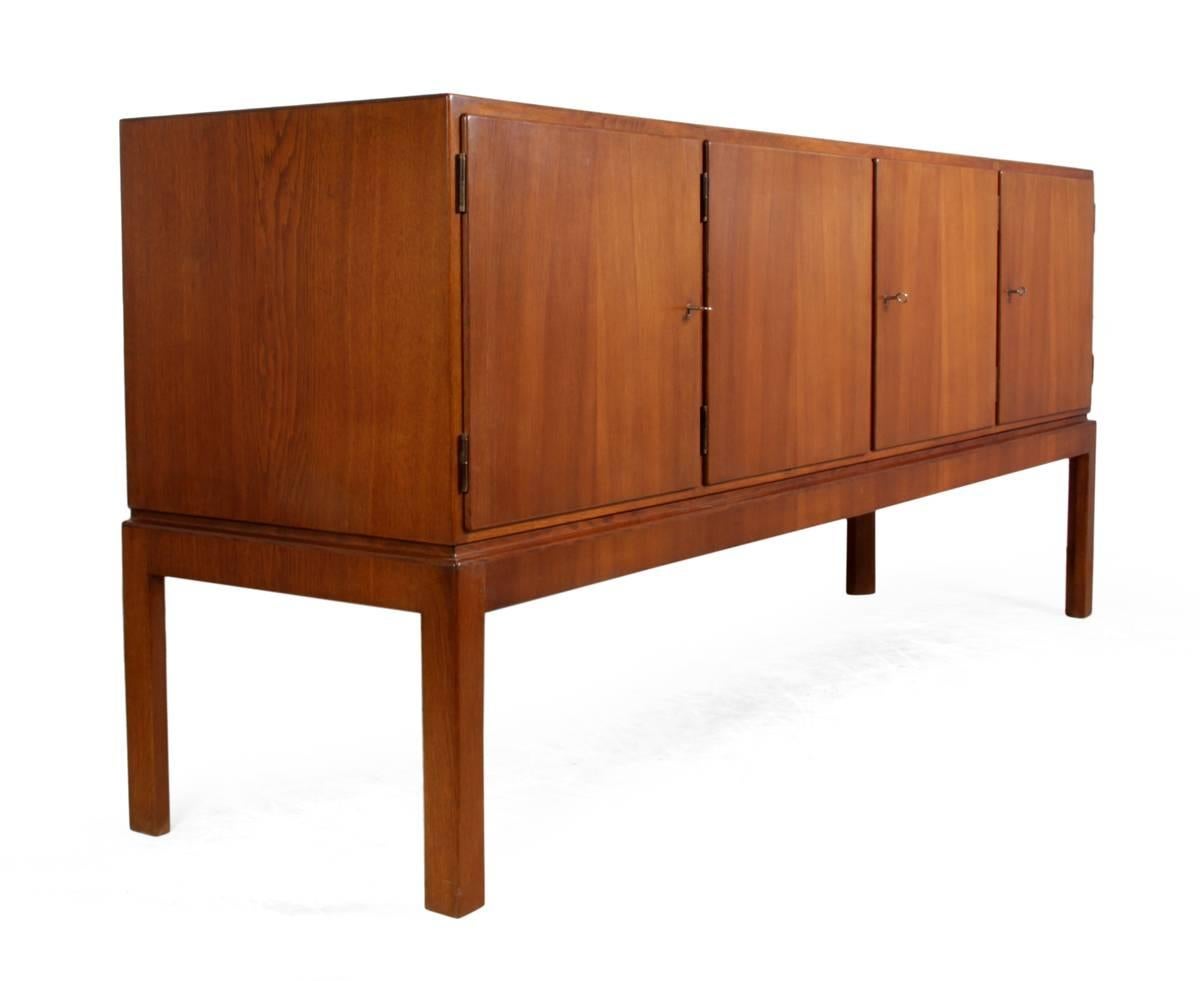 Rare Danish Oak Sideboard, Early 1950s In Excellent Condition In Paddock Wood, Kent
