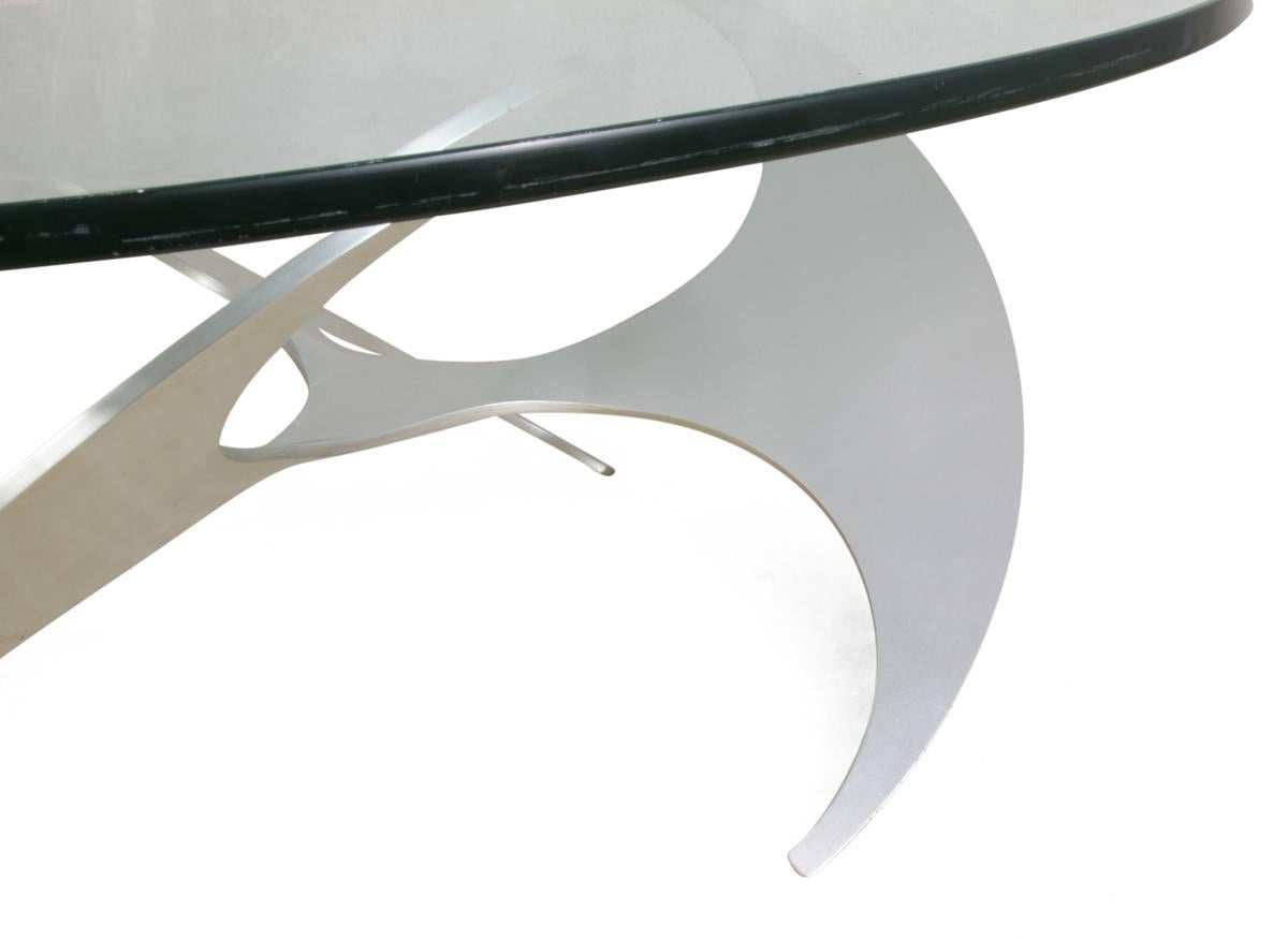 Propeller Coffee Table by Knut Hesterberg and Roland Schmitt In Good Condition In Paddock Wood, Kent