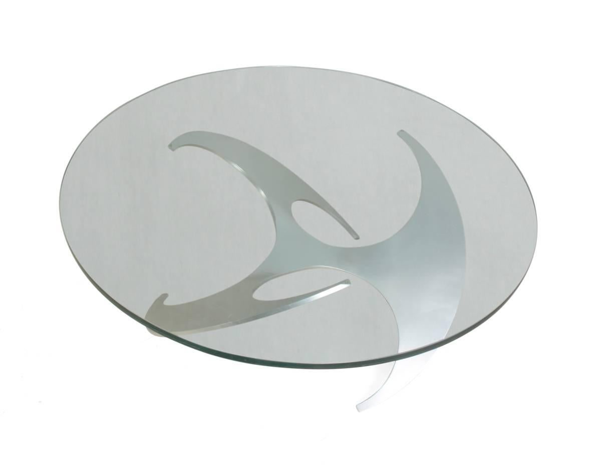 Mid-20th Century Propeller Coffee Table by Knut Hesterberg and Roland Schmitt