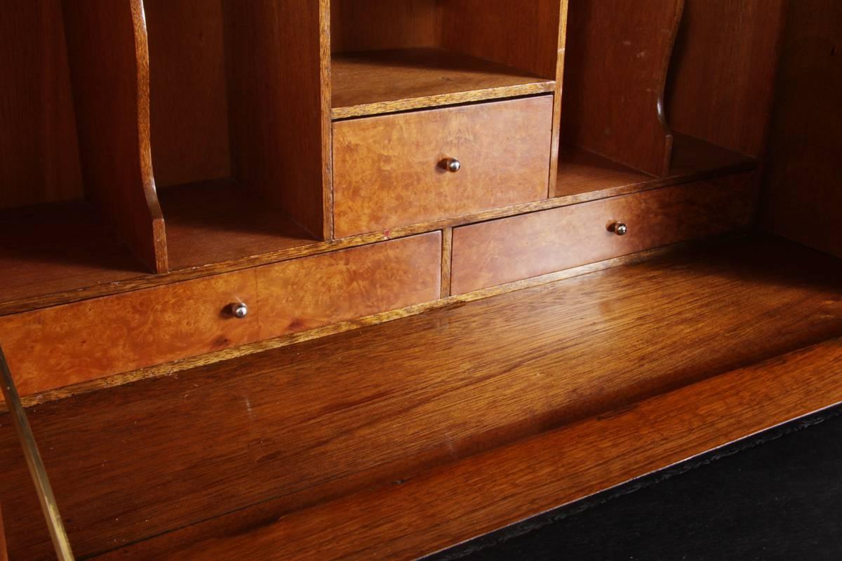 Art Deco Walnut Bureau, circa 1930 2