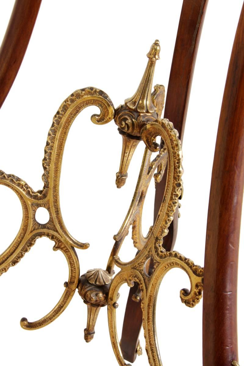 French Mahogany and Gilt Jardinière Stand, circa 1890 2