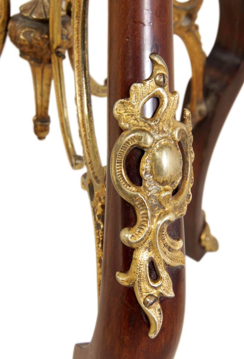 French Mahogany and Gilt Jardinière Stand, circa 1890 1